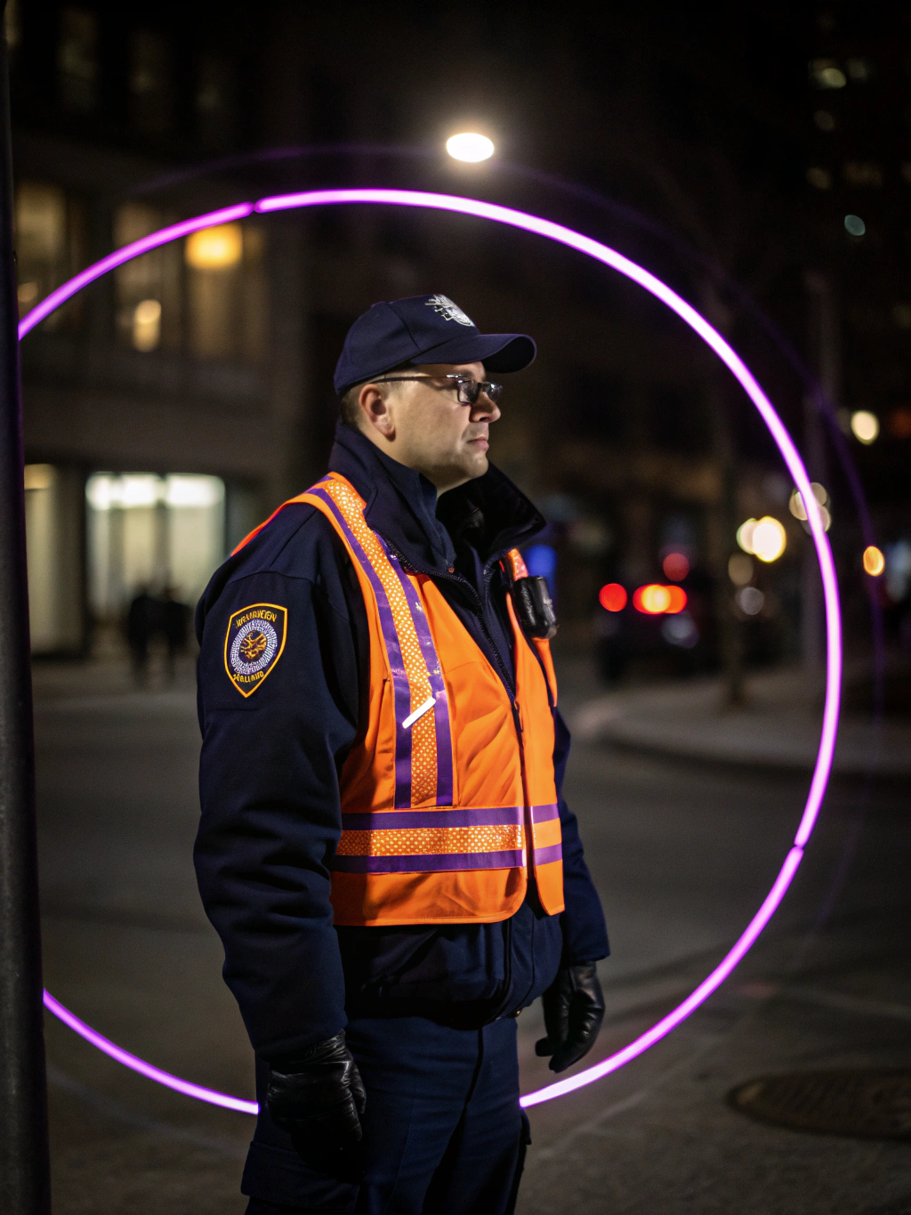 Hyrly Security professional on patrol